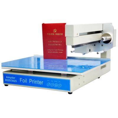 China Professional digital printing shops Vinica 3025 notebook cover gold foil printing machine book edge aluminum foil printer for sale