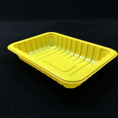 China Eco-friendly PP Food Grade PP Meat Tray Microwave Safe Food Container for sale