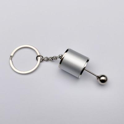 China Promotion Gift Creative Multi Color Turbo Key Chain Hot Sleeve Bearing Turning Turbine Key Ring Key Chains for sale