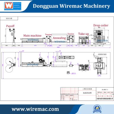 China Vergütungsart 13 kupferne RBD Drahtziehen-Maschine der Würfel-mit Wirbelmaschine zu verkaufen