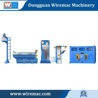 China Nonstop Intermediate Wire Drawing Machine And Annealing With Double Spool Take Up for sale