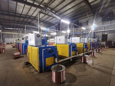 China 3 Phase 380V Copper Wire Making Machine 2500M/Min Anti Breaking for sale