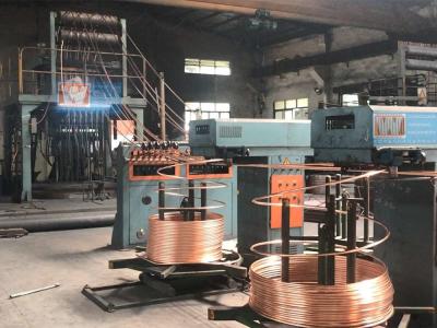 China Cobre Rod Continuous Casting Machine 380V-480V 0-3000MM/Min del cátodo en venta