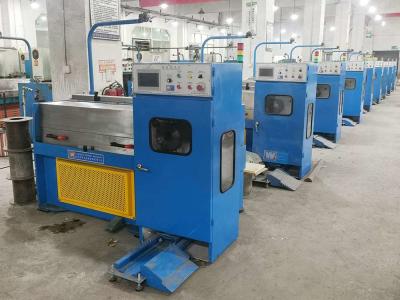 China 24D de Machine van het aluminiumdraadtrekken met Dubbele de Omschakelaarsaandrijving van 5.5kw Te koop