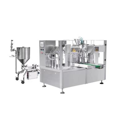 China High Effective Automatic Premade Bag Stand Up Pouch Juice Liquid Packaging Machine Drinks Doypack Filling Packing Machine for sale