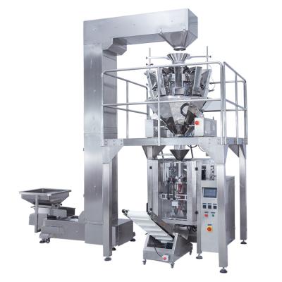 China Industrial mechanical Nut Snack Food Packaging Machine 14 10 Head Multihead Weigher Combination Scale Weighing Weigher Packing Machine for sale