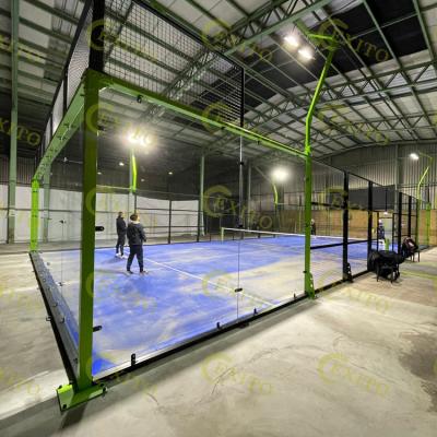 China EXITO Durable Manufacturer Factory Price Indoor Padel Scenic Tennis Court For Sports for sale