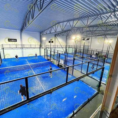 China Durable EXITO Establish Your Own Padel Courts, Playing Panoramic Padel Court Gathered in Thailand Outdoor Courts for Game for sale