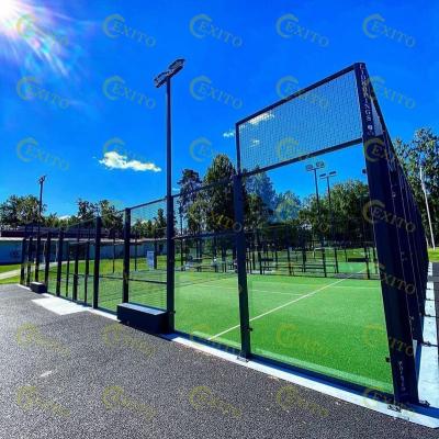 China EXITO Outdoor/Indoor Factory Price Build Your Own Court Playing Padel Court Sports Paddle Tennis Courts For Sale for sale