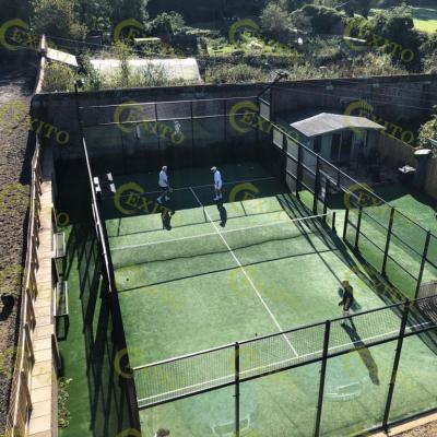 China Classic Paddle Tennis Court Outdoor / Indoor EXITO Popular Sports Playing Classic Padel Court Courts for sale