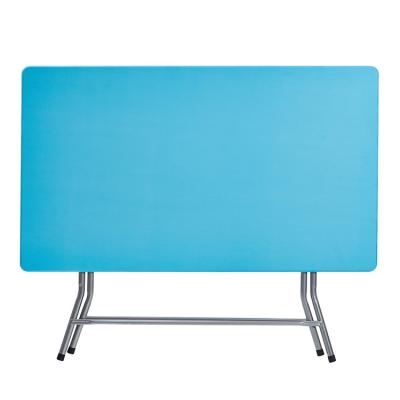 China Foldable High Quality Wooden Rectangular Folding Table Portable Outdoor Wooden Board for sale