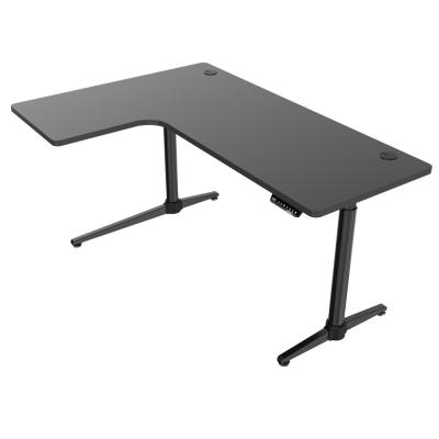 China (Height) Adjustable APP CONTROL Electric Height Adjustable Standing Desk L Shape--Everything is Designed and Made in House for sale