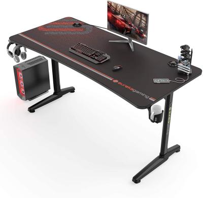 China Hot Selling Modern and Large Furniture Convertible Desk Used PC and Computer Gaming Desk with MDF Cardboard Fiber Desk for Gamer and Office for sale