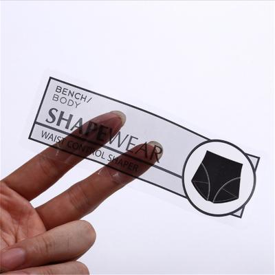 China China Professional Manufacturer Custom Printing Disposable Label Sticker Transparent Labels In Roll for sale