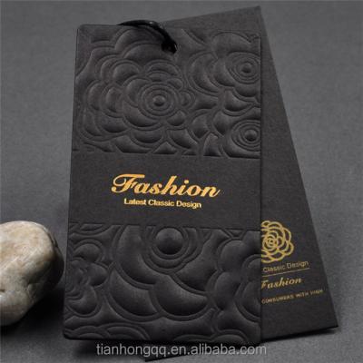 China Viable Factory Price Best Fancy Custom Clothing Hang Tags for sale