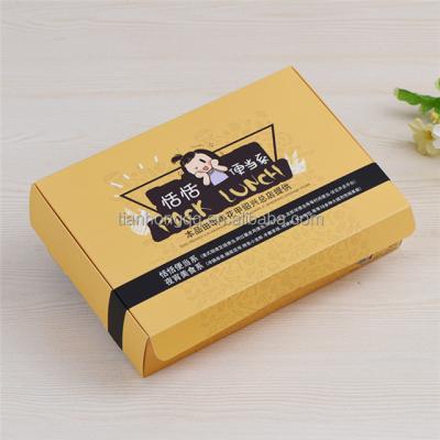 China Recyclable Wholesale Sushi Paper Packaging Take Away Food Box for sale