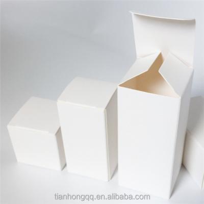 China Cheap Custom Recycled Materials Factory White Paper Box, Cosmetic Box, Small Gift Box for sale