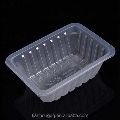 China Custom Food PP Material Tofu Box , Cheap White Plastic Food Box for sale