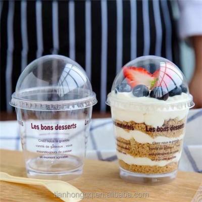 China Hot-selling Custom Food Disposable Plastic Ice Cream Cups And Lid,Cupcake Wrapper for sale