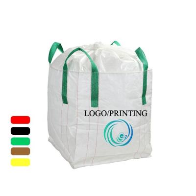 China China Durable Recycling 1000Kg 1500Kg 2000Kg PP FIBC Jumbo Big Bag For Cement Grain Corn Rice for sale