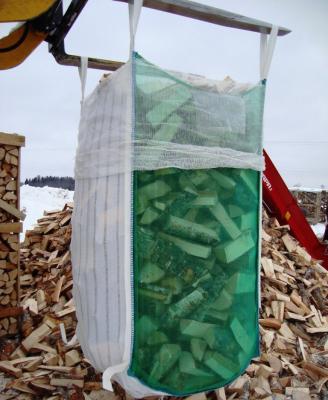 China Wholesale Food Grade Big Large Ton Bags Jumbo Firewood Mesh Bag Packing Egypt Ireland Australia for sale