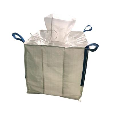 China Waterproof leak proof recycling 500 kg 750kg 1500 kg polypropylene bulk bag fibc bag saddle bags large for sale