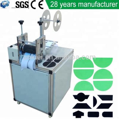 China Automatic Satin Computer Fabric Tape Roll Cutting Machine for sale