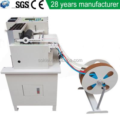 China Full Automatic Computer Hot And Cold Tape Satin Cutting Machine for sale