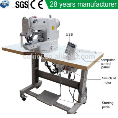 China Direct Drive 430D Shoes Jeans Sewing Machine Industrial Automated Brother Electronic Bartacking Embroidery Machine for sale