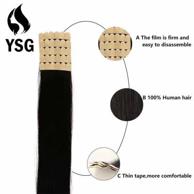 China Color Straight Natural Straight Easy Use Manila Philippines Wind Soft Hair Tape Hair Extensions for sale