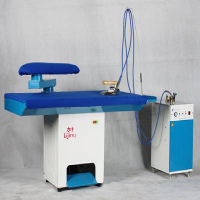 China Industrial Laundry Garment Clothes Steam Suction Vacuum Ironing Table Board Machine Te koop