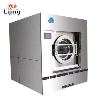 China Round Drum Washing Machine Industrial Washer Extractor Use In Hotel Or Hospital for sale