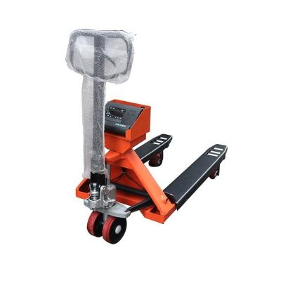 Cina 3 Ton Hand Pallet Scale Pallet Jack with Optional Indicator and Customized Support in vendita