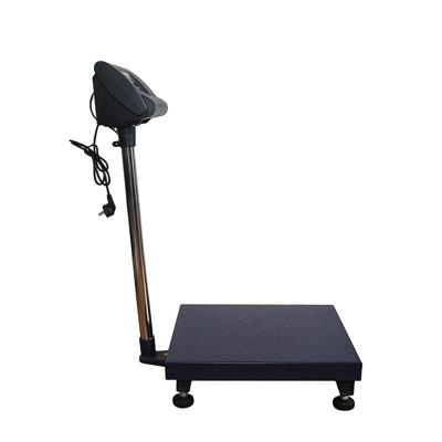 China Carbon Steel LCD Digital Postal Scale 300kg 500kg Electronic Platform Weighing Scale for sale