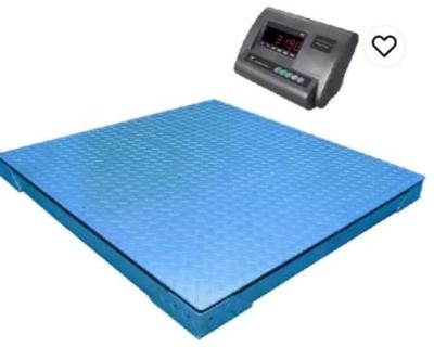 Cina 1 Ton Warehouse Shipping Digital Floor Scale with 3 Inch Platform and ODM Support in vendita