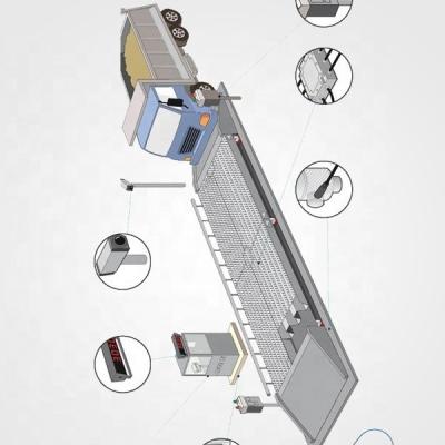 중국 10M Heavy Duty Truck Scale 60 Ton Electronic Weighbridge with 95% Relative Humidity 판매용