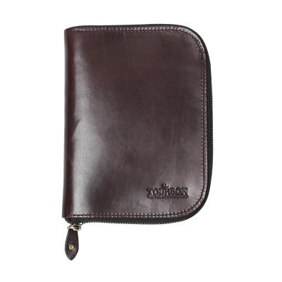 China Genuine Full Grain Cowhide TOURBON Leather Small Notebook/Leather Day Planner Hidden Carry Pistol Case Holster for sale