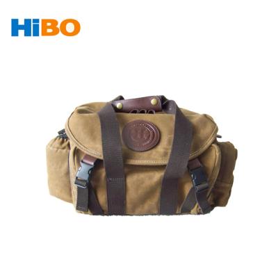 China Outdoor sport hotsale canvas and leather gun range field bag for sale