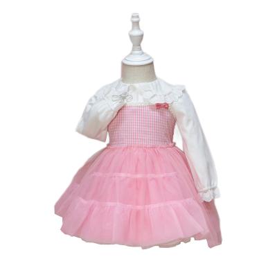 China Japanese Girls' Green and Pink Dresses New Factory Price Breathable Best-selling Princess Style Girls Soft Cute Soft Clothes for sale