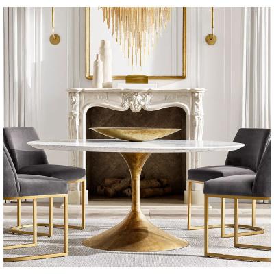 China Luxury Indoor Home Dining Room Furniture Set Removable Cover Table and Chairs High End Leisure Living Room Dining Set for sale