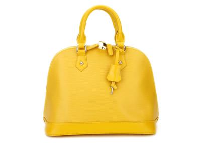 China Luxury Yellow Alma PM Womens Leather Tote Bags with classic design for sale