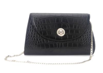 China Croco Cow Leather Envelope Clutch for sale