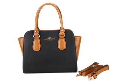 China Fashion Ladies Leather Handbags / Womens Tote Bags with pocket for sale