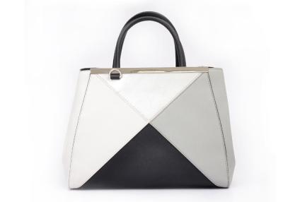 China Bolsos auténticos portátiles elegantes del cuero del saffiano para las mujeres en venta