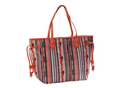 Chine Le grand sac d'emballage de concepteur de cuir d'unité centrale de couleur multi avec l'orange barre la fermeture à vendre