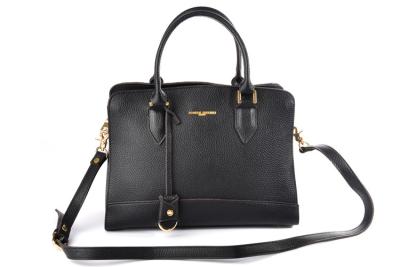 China El bolso de cuero de las tallas de mujeres grandes negras/bolsos con el bolsillo con cremallera en venta