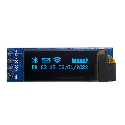 China 2022 Hot Selling Product SSD1306 LCD Module IIC I2C 128X32 4pin OLED Display 0.91 Inch OLED Display 0.91 Controller Chip for sale