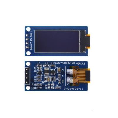 China Smart Watch I2C OLED Display 0.96 Inch OLED Display Module IIC SH1107 64*128 4PIN OLED LCD LED Display Module For ARDUINO for sale