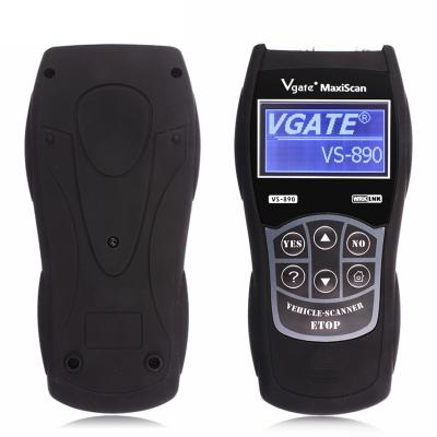 China All Manufacturer Vgate VS890 OBD2 Scanner Code Reader Multi-Language Universal Car Automotive Diagnostic Tool Vehicles for sale