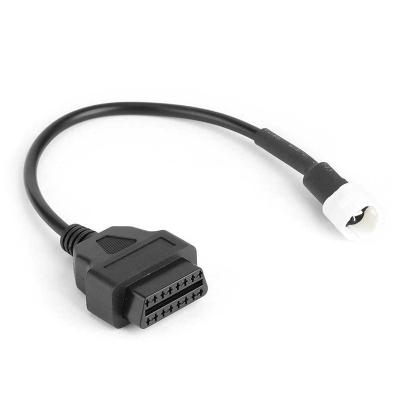 China 16 Pin Female Extension Opening Cable OBD2 Motorcycle Cable For YAMAHA 3pin 4pin to 16pin OBD2 OBD Extension Cable for sale